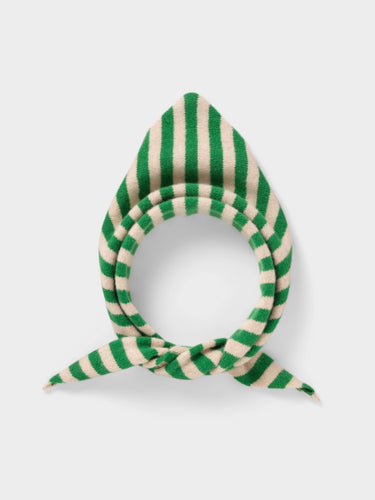 STRIPE TRIANGLE NECKERCHIEF PAGODA & OATMEAL