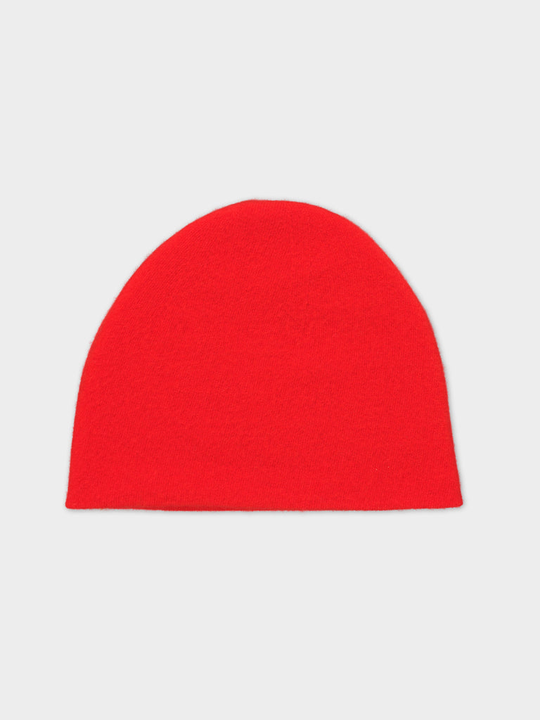 FELTED FINE KNIT HAT POPPY