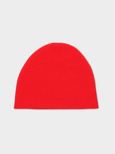 FELTED FINE KNIT HAT POPPY