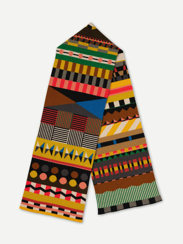 LARGE GEOMETRIC SCARF MULTICOLOUR 2024 ARCHIVE COLLECTION