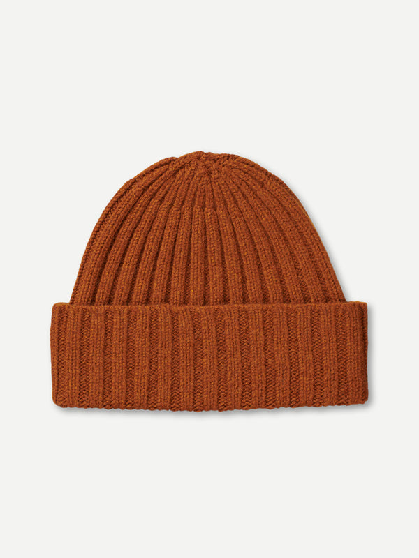 PLAIN RIBBED HAT CUMIN