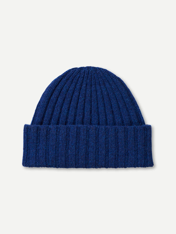 PLAIN RIBBED HAT NIGHTSKY