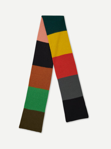 BRUSHED COLOURBLOCK SCARF MULTICOLOUR