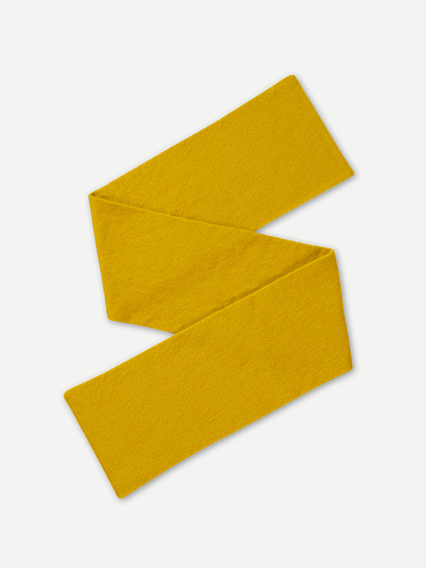 SMALL PLAIN SCARF TURMERIC