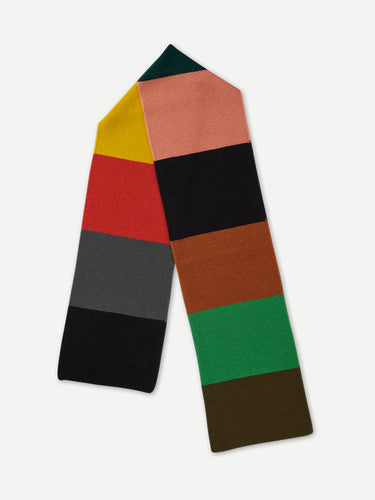 COLOURBLOCK GARTER STITCH SCARF