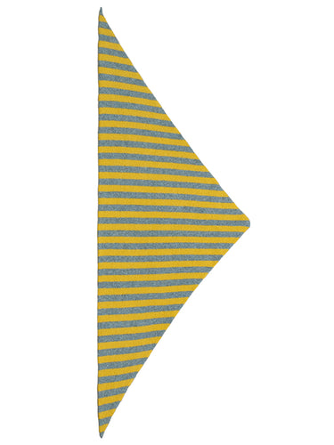 Striped Triangle Neckerchief Jungle & Turmeric Sample Sale