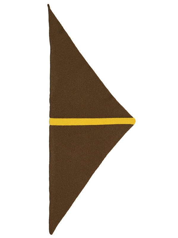 Single Stripe Triangle Neckerchief Military & Turmeric Sample Sale