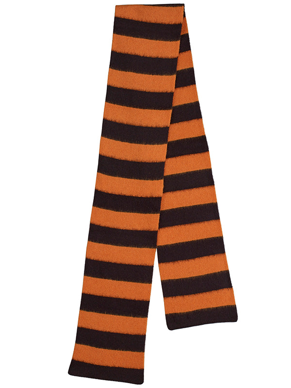 Brushed Stripe Scarf Sienna & Black Sample Sale