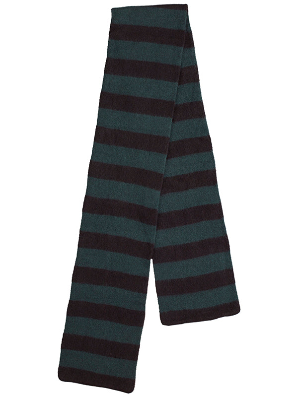 Brushed Stripe Scarf Holly & Black Sample Sale
