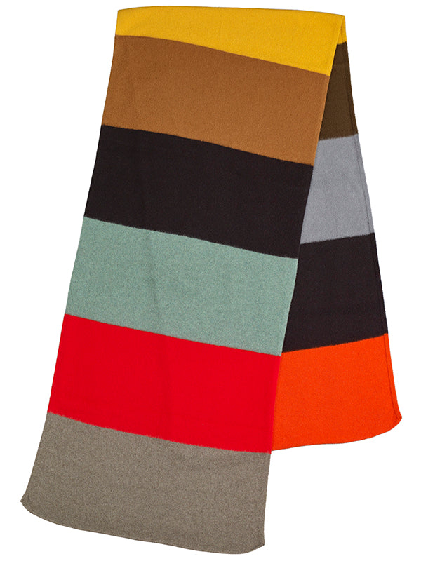 Brushed Colourblock Blanket Scarf Multicolour Sample Sale