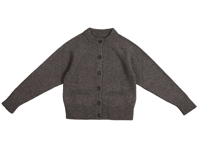 Plain Cardigan Slate Grey Sample Sale