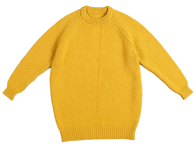 Plain Over Sized Jumper Old Gold Sample Sale