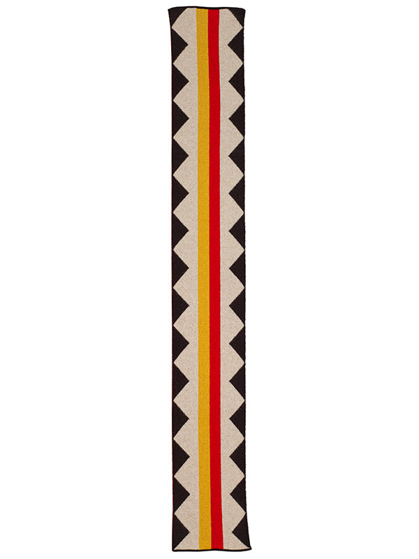 Small Jagged Edge Stripe Scarf Golden Eye & Poppy Sample Sale