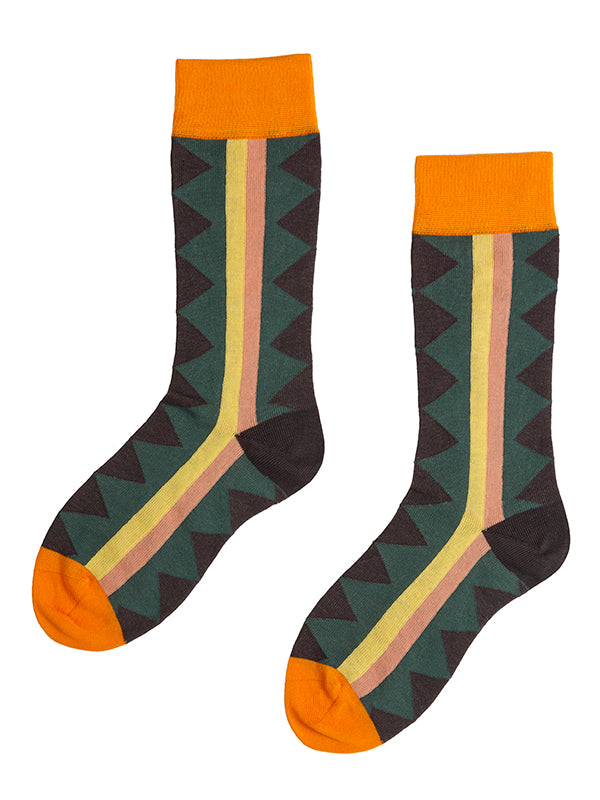 Square & Stripes Socks Multicolour