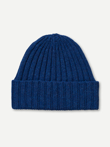 PLAIN RIBBED HAT NIGHTSKY