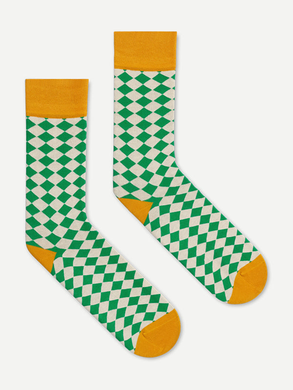 Diamond Socks Green