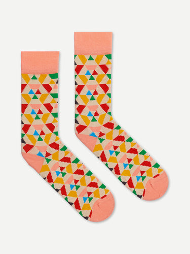 Jewel Geometric Socks