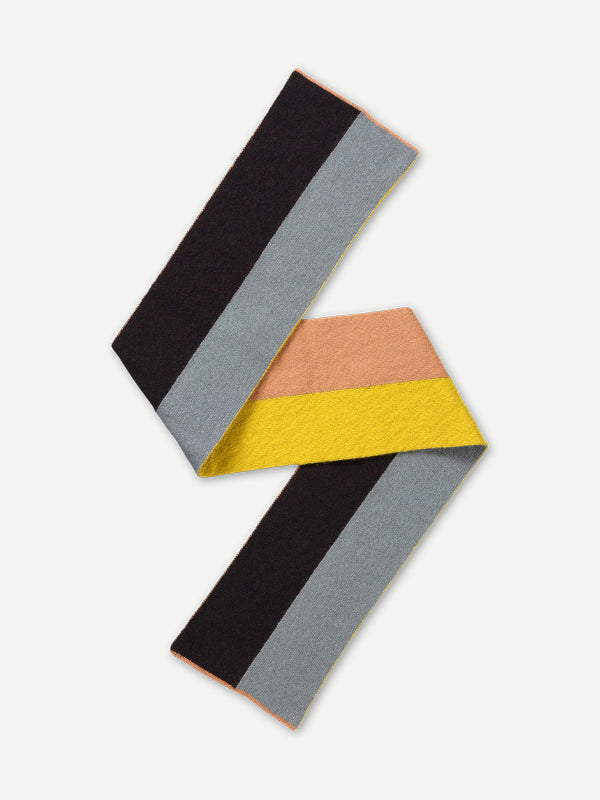 SMALL TWO SIDED SCARF PLASTER & TURMERIC – Jo Gordon