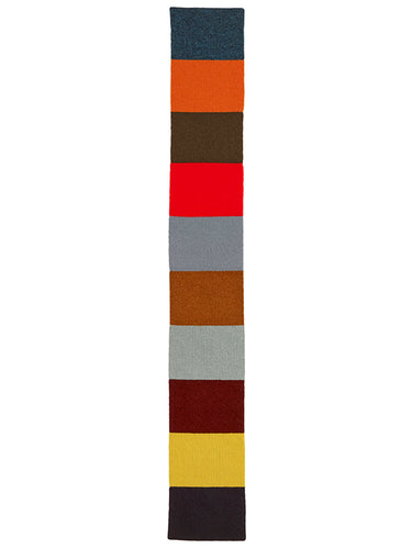 Small Colourblock Scarf-Small Scarves & Neckerchiefs-Jo Gordon-100% Lambswool-Small Scarf