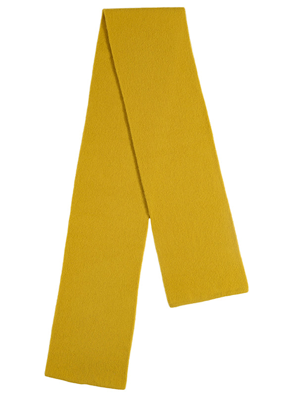 Brushed Plain Scarf Turmeric-Scarves-Jo Gordon-Brushed Plain Scarf Turmeric-scarf-100% Lambswool