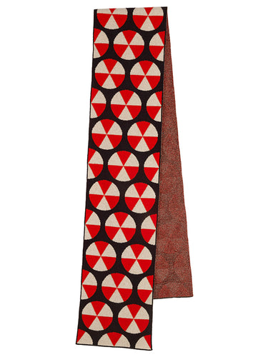 Olhão Scarf Scarlet-Scarves-Jo Gordon-Olhão Scarf Scarlet-scarf-100% Lambswool