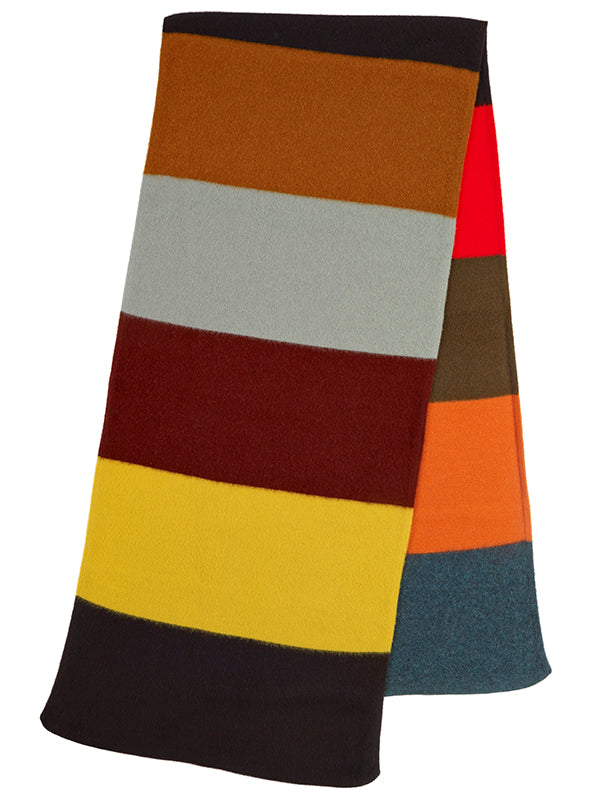 Colourblock Brushed Blanket Scarf Multicolour-Blanket Scarves-Jo Gordon-Colourblock Brushed Blanket Scarf Multicolour-100% Lambswool-Blanket Scarves