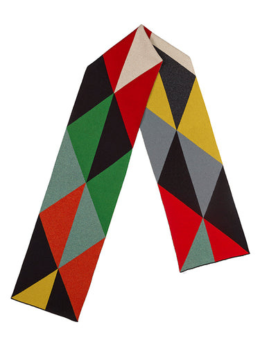Triangles Scarf Multicolour