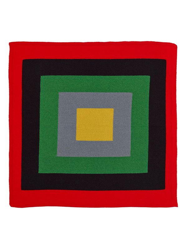 Concentric Square Neckerchief Multicolour