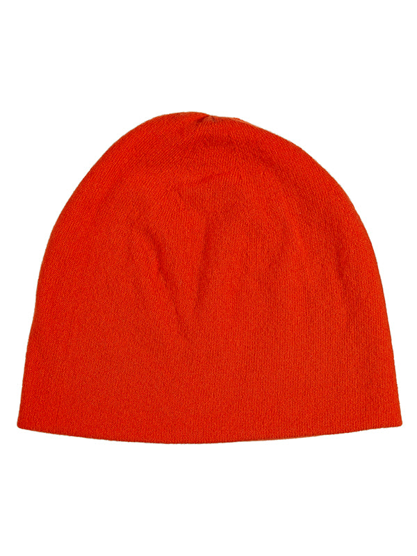 Fine Plain Hat Orange Gloss