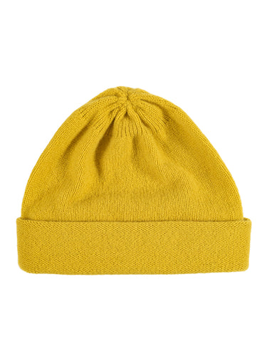 Plain Hat Turmeric-Plain Hats-Jo Gordon-Plain Hat Turmeric-Hat-Plain Hat-100% Lambswool