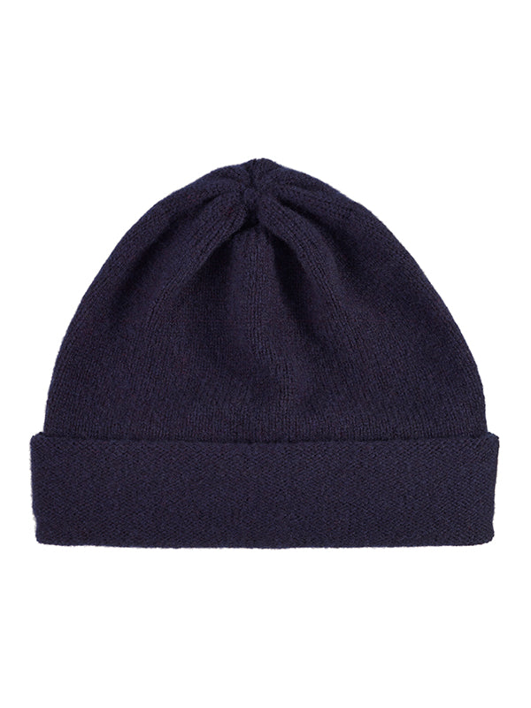 Plain Hat Nero Navy-Plain Hats-Jo Gordon-Plain Hat Nero Navy-Hat-Plain Hat-100% Lambswool