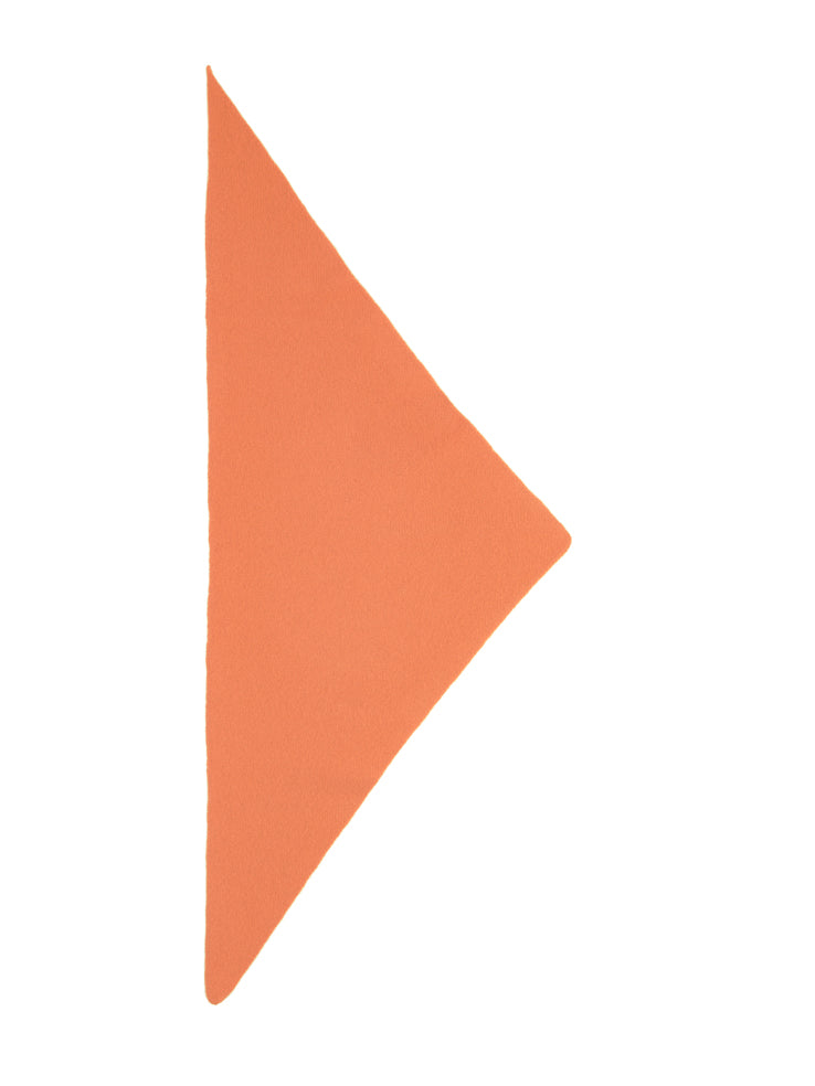Plain Triangle Neckerchief-Small Scarves & Neckerchiefs-Jo Gordon-Plain Triangle Neckerchief Medusa-100% Lambswool-Neckerchief