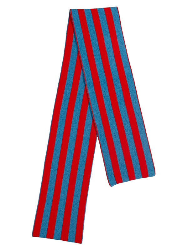 Brushed Vertical Stripe Scarf Fiji & Poppy