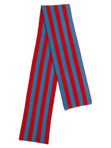 Brushed Vertical Stripe Scarf Fiji & Poppy