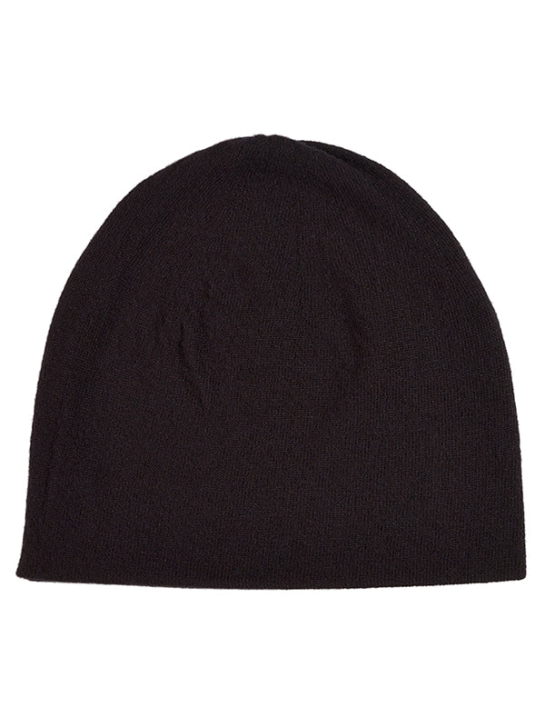 Fine Plain Hat Black