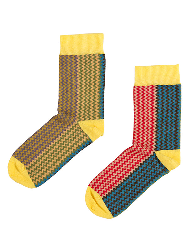 Small Zigzag Socks Multicolour