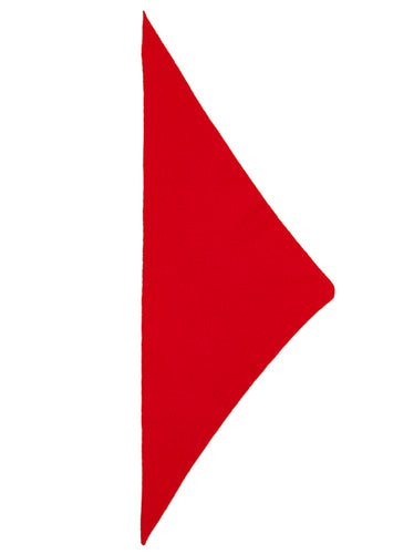 Plain Triangle Neckerchief Poppy