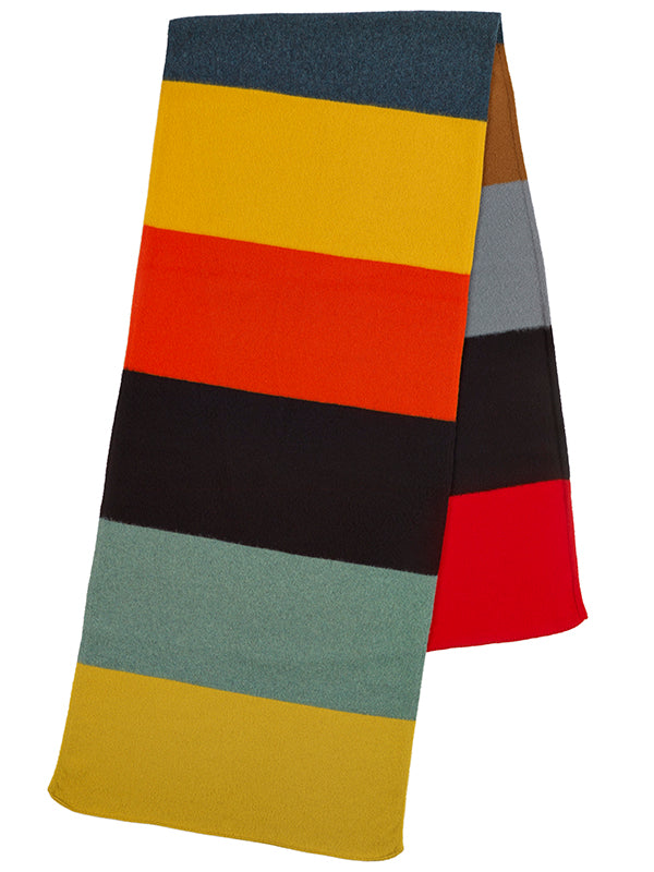 Colourblock Brushed Blanket Scarf Multicolour