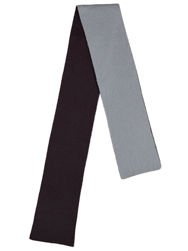 Brushed Two Sided Scarf Black & Purslane