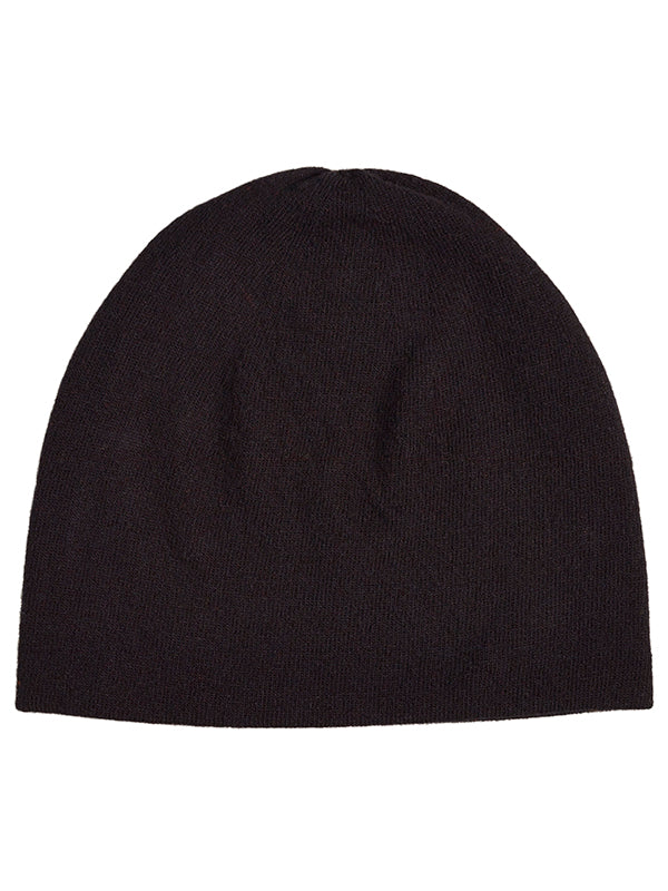 Fine Plain Hat Black