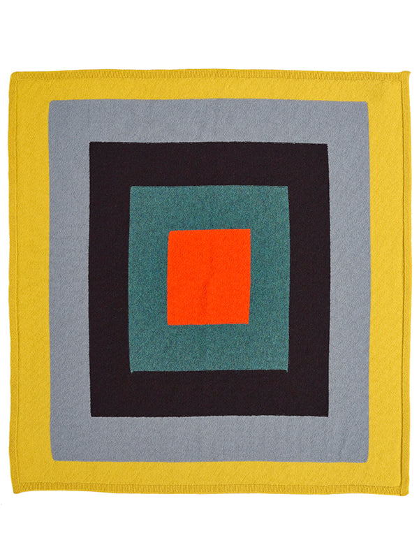 Concentric Square Neckerchief Multicolour
