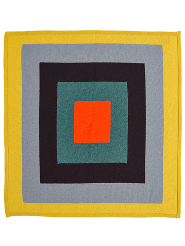 Concentric Square Neckerchief Multicolour
