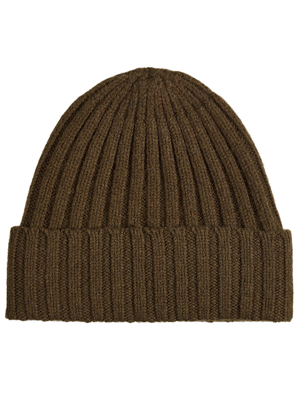 Plain Ribbed Hat Military