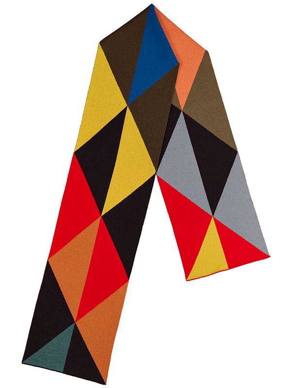 Triangles Scarf Multicolour