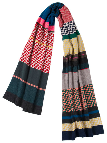 Stripe and Geometric Shawl 2013 Archive Collection